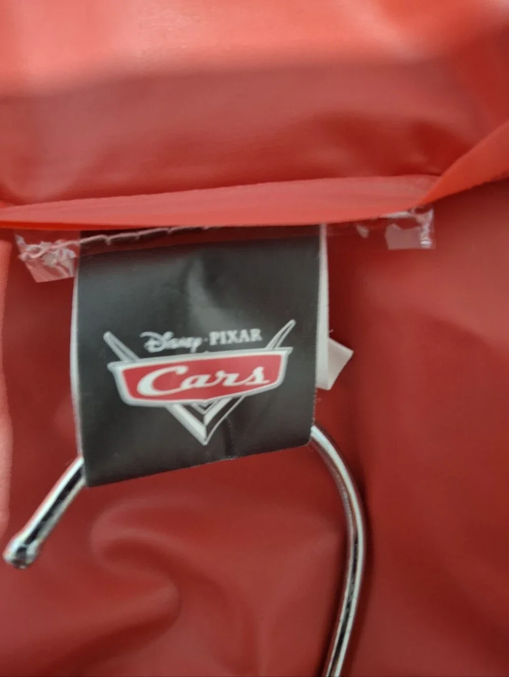 Disney Pixar Red Kids' Raincoat with Lightning Car 95 Size Medium(4years)